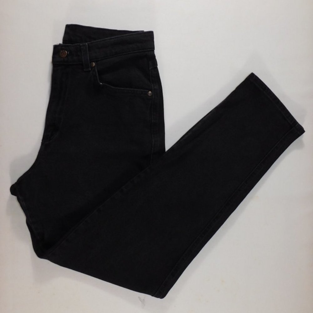Lee Women's Black Jeans Straight Leg High Rise Size 12